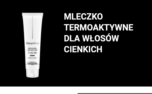 SteamPod Mleczko termoaktywne dla włosów cienkich