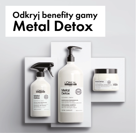 Metal Detox odżywka i szampon, gama Serie Expert